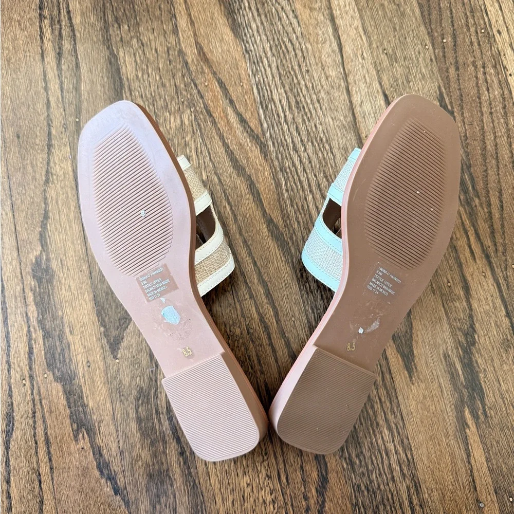 Steven by Steve Madden Beige Slide Sandals - Picture 2 of 3